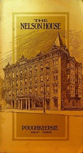 The Nelson House Poughkeepsie NY Vintage Brochure w Foldout Map - Picture 1 of 4