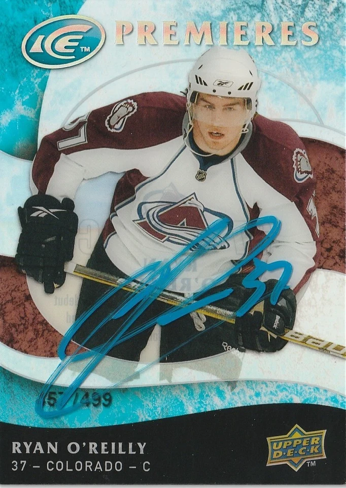 Ryan O'Reilly - Signed 2009-10 Upper Deck Ice Premieres /499 Rookie Card #154 - Image 1 of 1