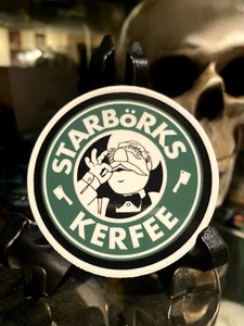 Muppets Swedish Chef Starborks Kerfee 3" Vinyl Sticker Starbucks Parody Muppet - Picture 1 of 1