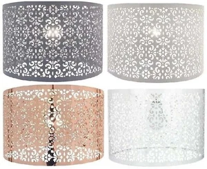 Metal Pendant Laser Cut Chandelier Table Ceiling Light Shade New Large Marrakech - Picture 1 of 7