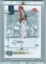 2003 - 04 03 Fleer Focus GOLD Auto Focus Tracy McGrady Nets #AGA-TM #d43/50