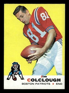 Jim Colclough 1969 Topps #8 Boston Patriots GD-VG - Picture 1 of 2