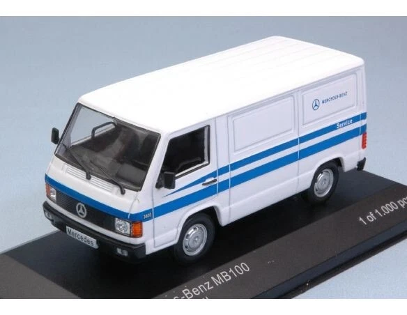 1/43 MERCEDES BENZ MB100 SERVICE MOBIL 1988 WHITEBOX WB266 RARE - Immagine 1 di 1