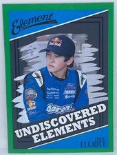 2011 PRESS PASS WHEELS ELEMENT GREEN SSP RC UNDISCOVERED ELEMENTS CHASE ELLIOTT