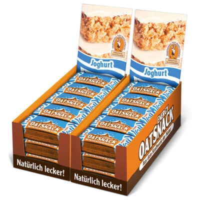 DAVINA (20,97 EUR/kg) Energy OatSnack, natürliche Riegel - 30x65g JOGHURT
