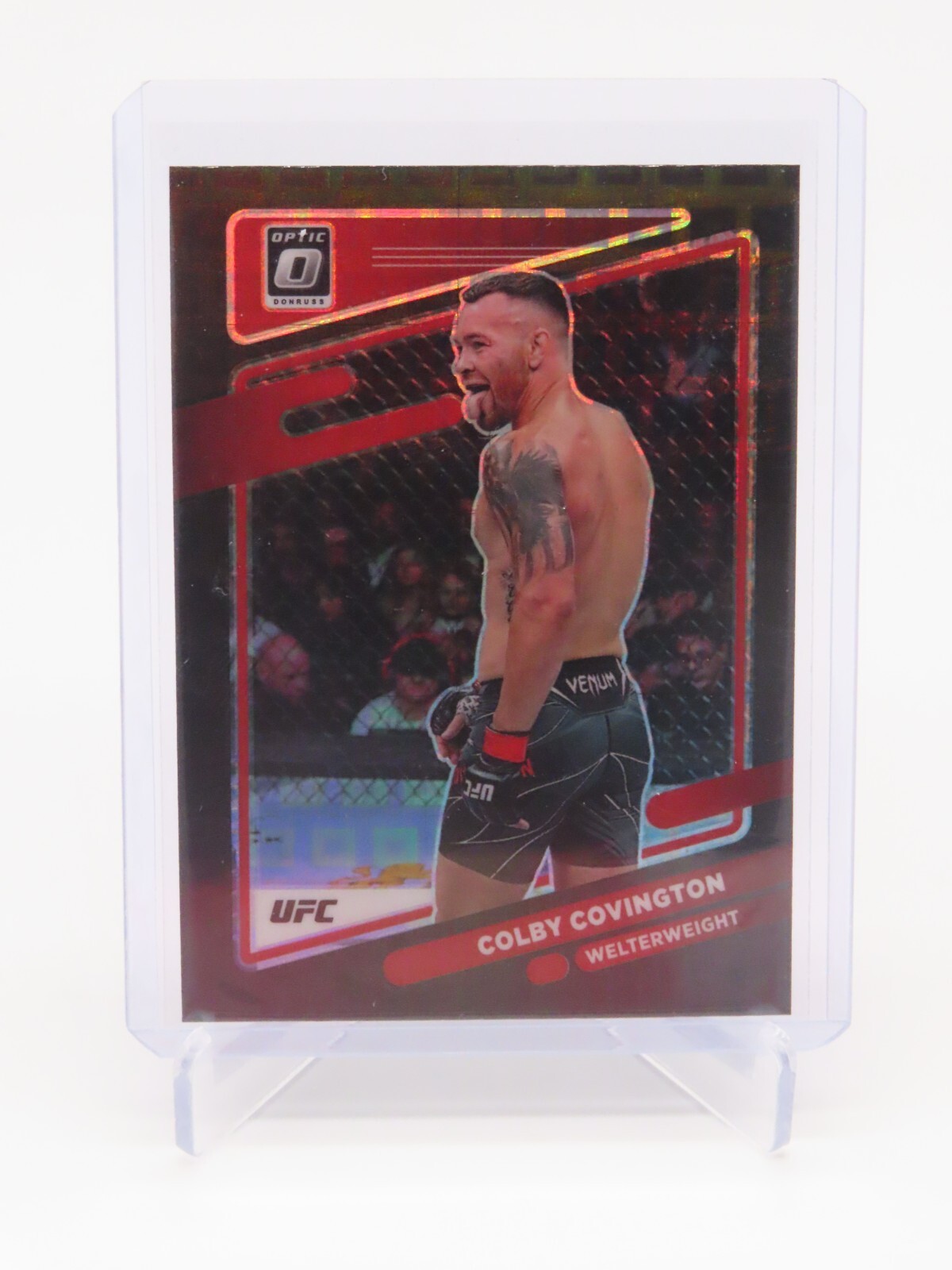 2022 Panini Donruss Optic UFC COLBY COVINGTON Black Pandora #52