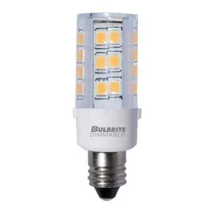Bulbrite 770584 LED Bulb 120V 4.5W T6 Candelabra E12 Clear 3000K Soft White - Picture 1 of 1