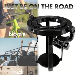 3D Adjustable Cup Holder Clamp - Gyroscopic Self-Leveling, No Spill Design - Picture 1 of 15