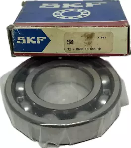 SKF 6208 TIEFNUTKUGELLAGER 40 MM BOHRENDURCHMESSER 40X80X18 MM NEU IM KARTON - Bild 1 von 7