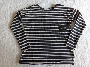 New Love, Alexa Striped Long Sleeve Top Size 8 - Picture 1 of 8
