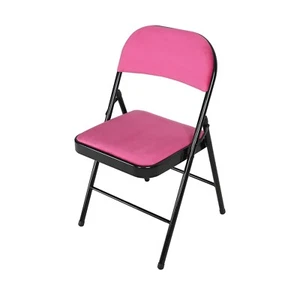 Klappstuhl Velvet Gestell Schwarz Küchenstuhl Campingstuhl Bestuhlung Events HTI - Bild 1 von 17