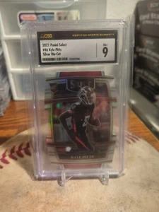 2021 Panini Select Kyle Pitts Rookie argento prizm atrio stampo taglio #46 Falcons - Foto 1 di 1