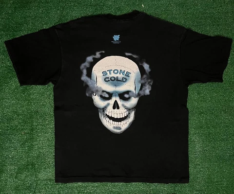 Vintage Stone Cold Steve Austin 3:16 Skull Smoke WWF T shirt wrestling XL Cover