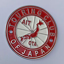 VINTAGE japan touring Club car Badge Emblem Bikers Logo