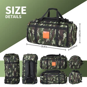 Camouflage Speaker Bag Travel Backpack  for JBL Partybox 310 Outdoor Speaker - Picture 1 of 7