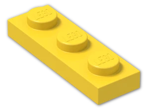 LEGO PLATE 1x3 (5 PCS) CHOOSE YOUR COLOR 3623!! - Picture 1 of 34