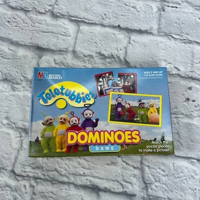 Vintage 1998 Teletubbies Dominoes Puzzle Game Milton Bradley Kids Toy NEW SEALED - Image 1 of 4