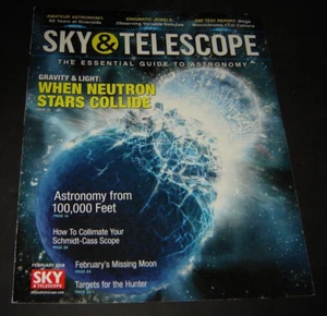 Sky & Telescope Magazine February 2018 - When Neutron Stars Collide - Astronomy - Picture 1 of 1