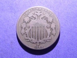 Escudo níquel 1882 bueno - Imagen 1 de 2