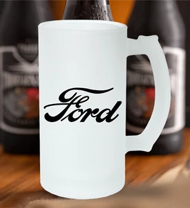 FROSTED BEER STEIN / FORD - Picture 1 of 1