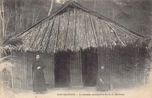 Islas Salomón - El primer presbitario del Padre Bertreux - Publ. desconocido - Imagen 1 de 2