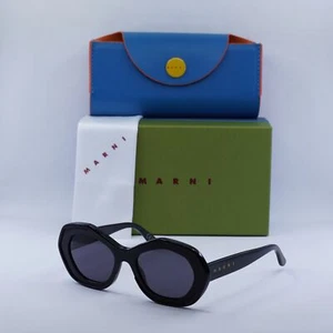 Marni ULAWUN VULCANO J5B Black/Black 54-20-145 Sunglasses New Authentic - Picture 1 of 6