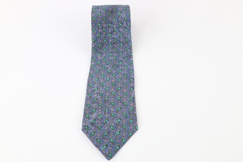 Cravatta abito cravatta collo paisley multicolore Christian Dior vintage anni 90 matrimonio USA