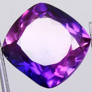 Natürlicher 9,05 ct zertifizierter Australien Musgravit 12 x 12 mm Kissen lose Edelstein - Bild 1 von 4