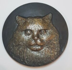 Médaille animal chat angora vainqueur du cobra Joachim cat 1967 Egypt medal 奖章