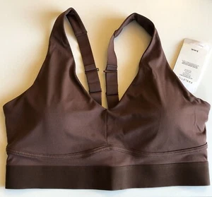 Fabletics All Day EveryDay Bra II  2 Low Impact Adjustable Straps  BROWN Size 1X - Picture 1 of 7