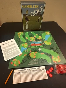 1975 Vintage Gamblers Golf Game Gammon Games Happy Gilmore Golfer Tabletop Game - Picture 1 of 8