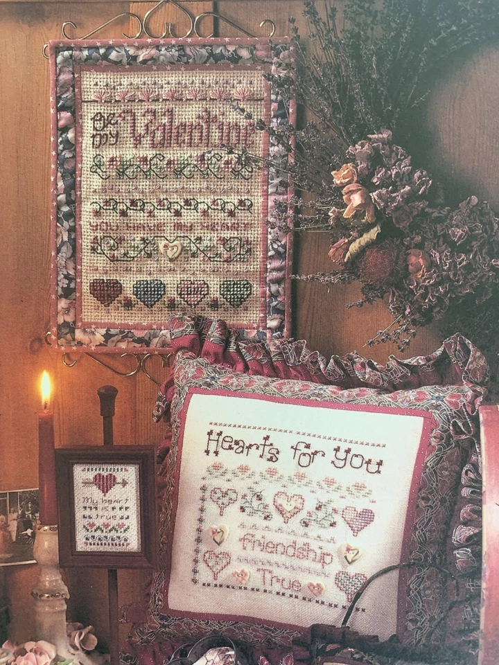 VALENTINE FOLIO Counted Cross Stitch Leaflet by Shepherd's Bush - Image 1 of 2