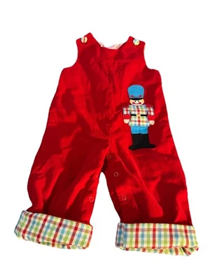 Kelly Kids Christmas Boys Infant Longall Boutique Size 12 Months Toy Soldier  - Image 1 of 3