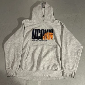 Sudadera con capucha de baloncesto de colección MV Sport Pro Weave UConn Huskies - grande L para hombre - Imagen 1 de 4