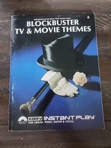 1982 BLOCKBUSTER TV & MOVIE THEMES EASY TO PLAY SPEED MUSIC SHEET MUSIC  (CP451) - Bild 1 von 9