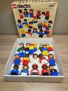 Juego completo Lego Dacta Duplo World People 1992 vintage con caja original #9980 - Imagen 1 de 3