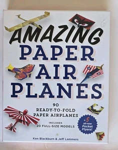 Amazing Paper Air Planes 90 Ready To Fold 20 Full Size Models - Picture 1 of 5