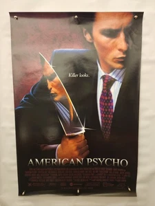 American Psycho Original Movie Poster Single Sided 27x40 CHRISTIAN BALE  - Picture 1 of 5