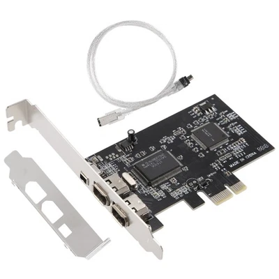 PCI-E PCI Express FireWire Card, IEEE 1394 Controller Card with Firewire1575 - Image 1 of 4