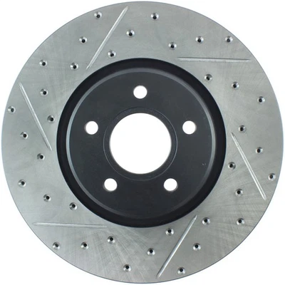 StopTech 127.39038R Front Right Drilled Brake Rotor for 13-18 Focus / 04-12 S40 - Image 1 of 4