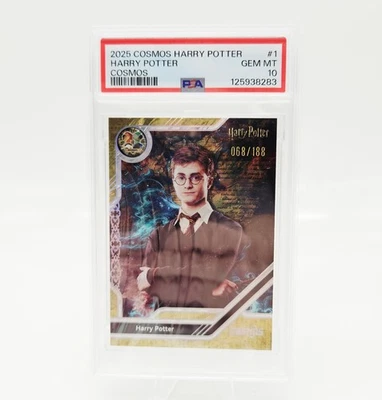 2025 Cosmos Harry Potter #1 PSA 10 Cosmos Insert /188 Kakawow Pop 1 - Image 1 of 4