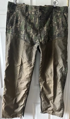 Vintage Winchester Brush Pants Trebark Camo 42x29 Conceal Leg Bush Guard Hunting - Image 1 of 4