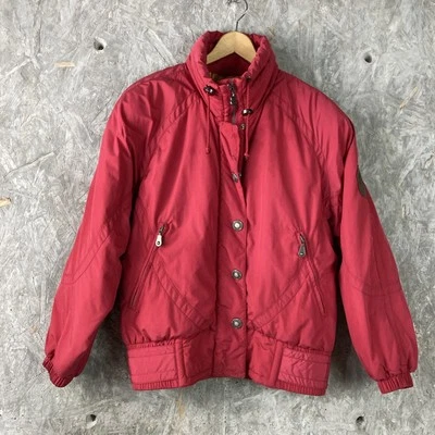 Vintage Kaelin Size 8 Pink Nylon Ski Jacket  Thermolite Insulation Hong Kong - Image 1 of 4
