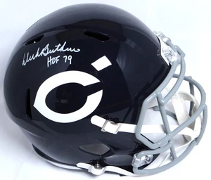 Dick Butkus Autographed Chicago Bears F/S 62-73 Speed Helmet w/HOF - JSA W - Picture 1 of 6