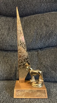 VINTAGE Horse Trophy Decor Equestrian MCM - Image 1 of 4