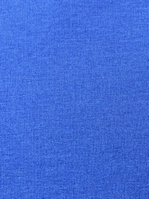 Blue Solid Polyester Blend Fabric 6 Yards 58" Wide Woven Heavyweight Broadcloth - Image 1 of 3