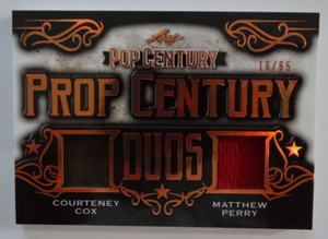 Leaf Pop Century Matthew Perry Courtney Cox Prop Worn Wardrobe Card /65 FRIENDS