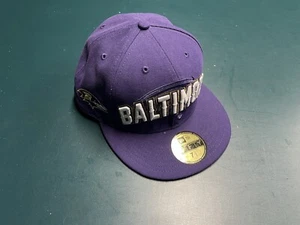 Baltimore Ravens NFL New Era 59Fifty Fitted Hat NWOT Size 7 3/8 - Picture 1 of 6