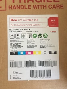 Original Tinte OCE IJC-256 BK ARIZONA 250 350 360 550 GT AZ250 BLACK 2L UV INK - Bild 1 von 2