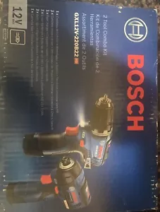 Bosch GXL12V-220B22 12V Max Drill Driver/Hex Impact Driver Combo Kit (2 Ah) New - Picture 1 of 1